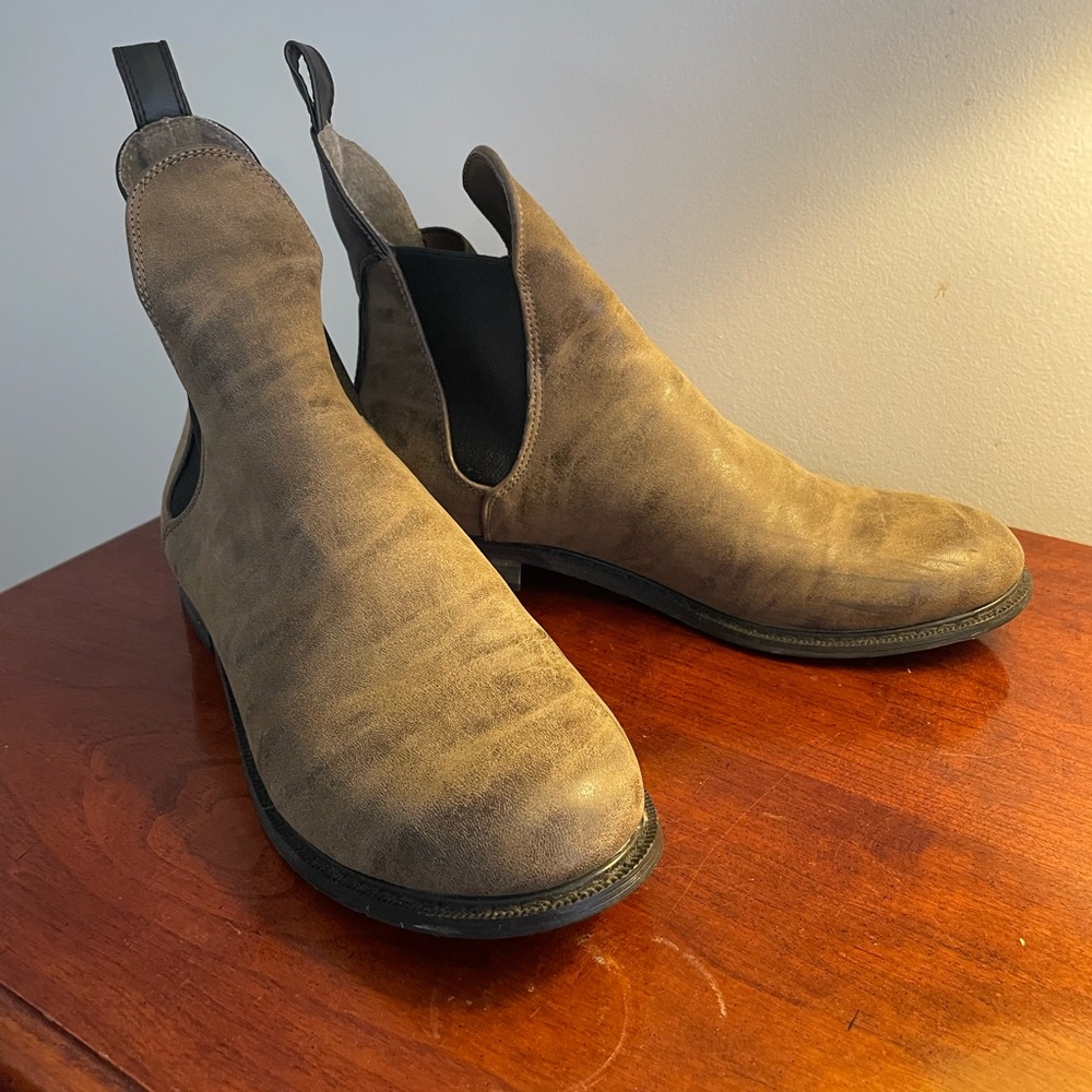 Guilty Soles faux leather booties